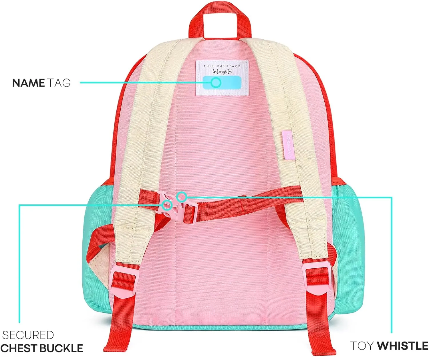 mibasies Kids Backpack for Girls 4-6: Bookbag for Girls - Elementary school Backpack
