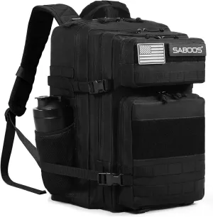 Military Tactical Backpack for Men 45L Molle Army 3 Days Assault Pack Bug Out Bag Water Resistant