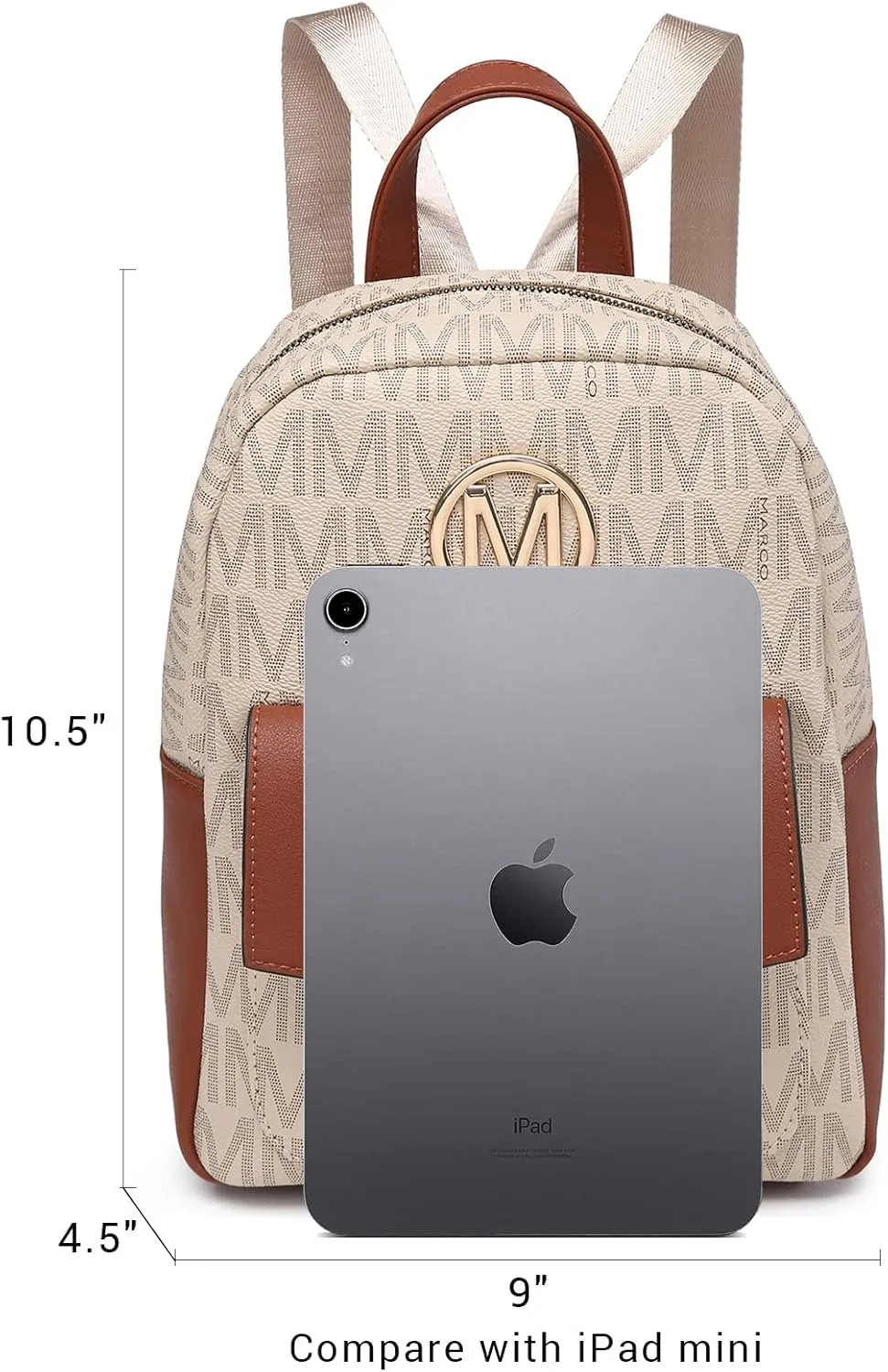 MKP Ladies Small Backpack Purse for Women Fashion Daypacks Purse Shoulder Bag with Charm Tassel