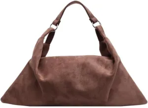 Molodo Slouchy Shoulder Bag for Women Designer Crossbody Bag Dumpling Bag Suede Hobo Bag Handbag Purses for Commuting