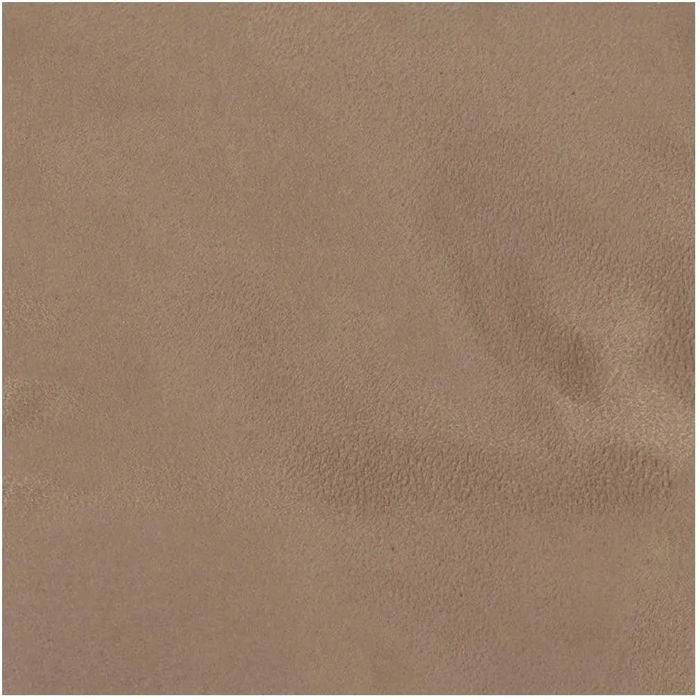 Mybecca Microsuede Suede Fabric Upholstery Drapery Furniture Cover & General Use Fabric 58/60" Width Sold Per Yard - Color: Mocka/Dark Beige by The Yard