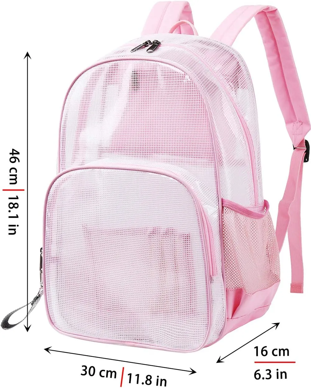 mygreen Clear Backpack, Heavy Duty School Bag for 15.6 Laptop