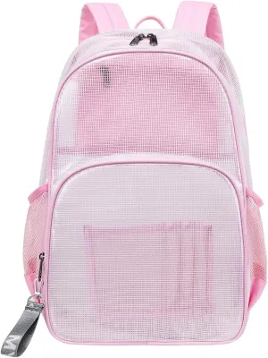 mygreen Clear Backpack, Heavy Duty School Bag for 15.6 Laptop