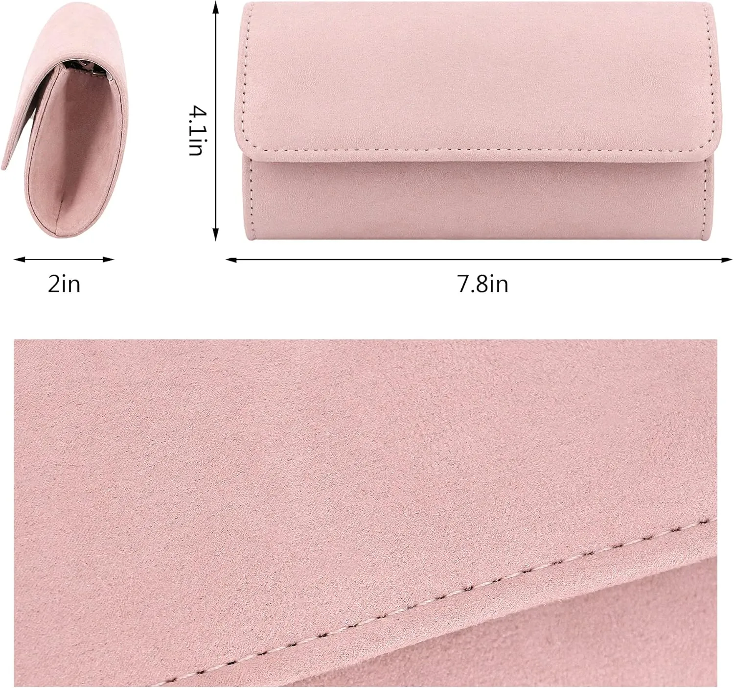 Naimo Flap Dazzling Small Clutch Bag Evening Bag With Detachable Chain