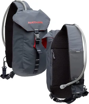 Nathan Limitless 6L Hydration Sling, Two Side Pockets & Small Zipper Stash Pocket For Essential Storage, Breathable & Moisture Wicking