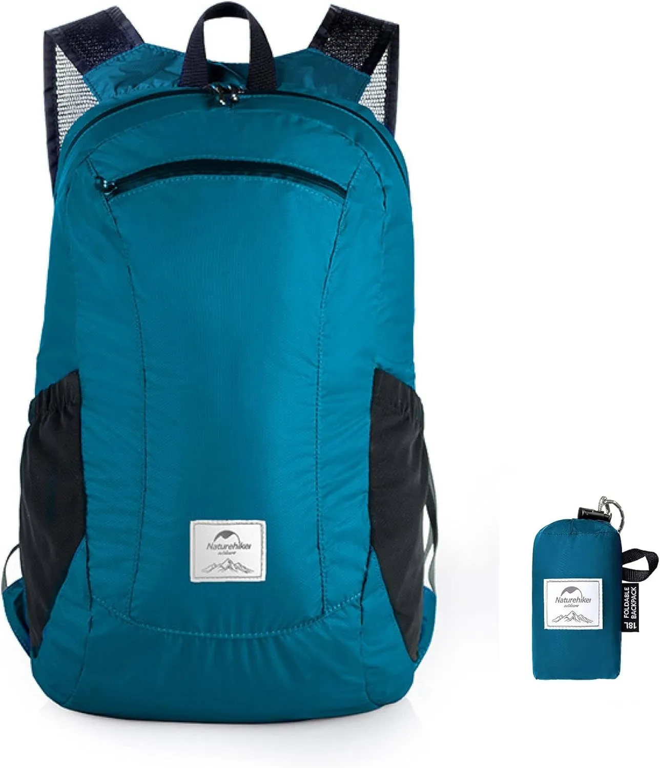 Naturehike 18L Hiking Daypack, Lightweight Packable Backpack for Travel, Airplane Travel Small Backpack for Adults (Indigo)