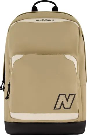 New Balance Laptop Backpack, Legacy Computer Travel Bag for Men and Women, Stone, 18.5 Inch
