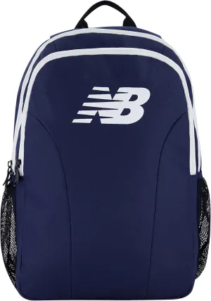 New Balance Laptop Backpack, Travel Computer Bag for Men and Women, Navy, 19 Inch