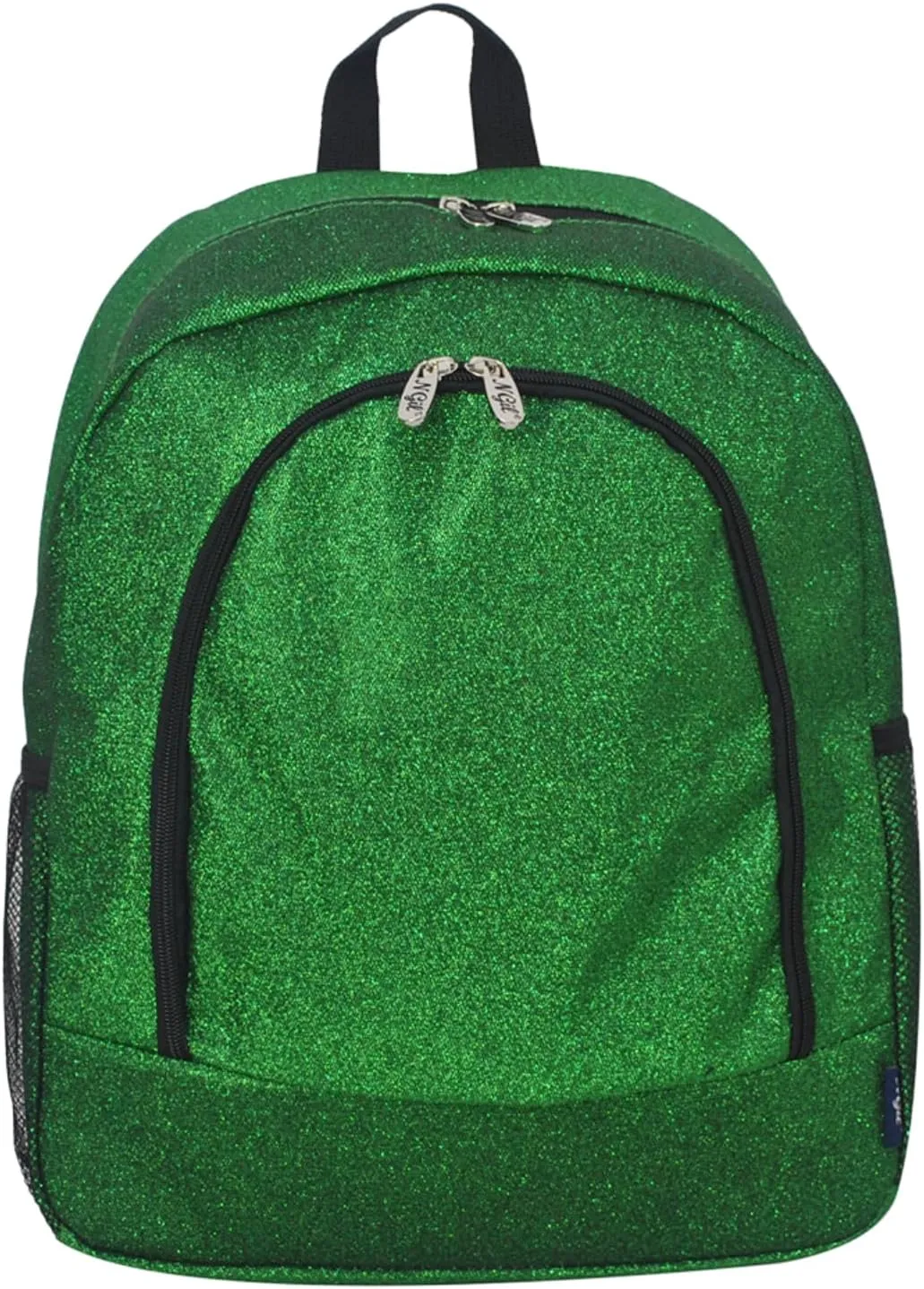 NGIL Glitter Canvas School Backpack for Cheer and Dance Teams, Sports Sparkle Backpack for Girls(Glitter-Green)