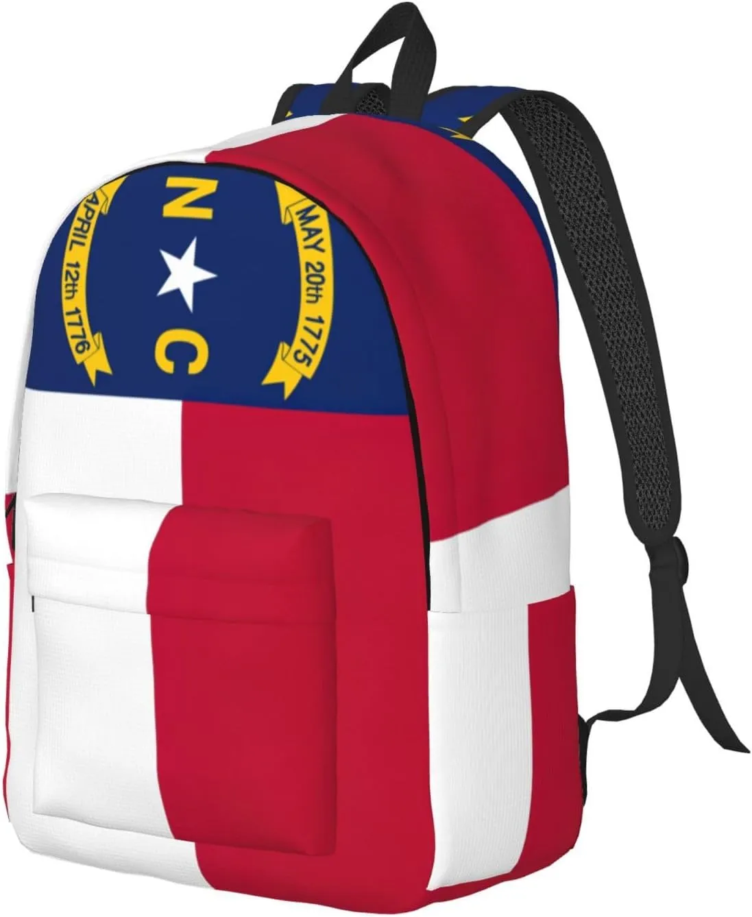 North Carolina state flag print Large Laptop Backpack for Women, Work Business Backpacks College Bookbag for School