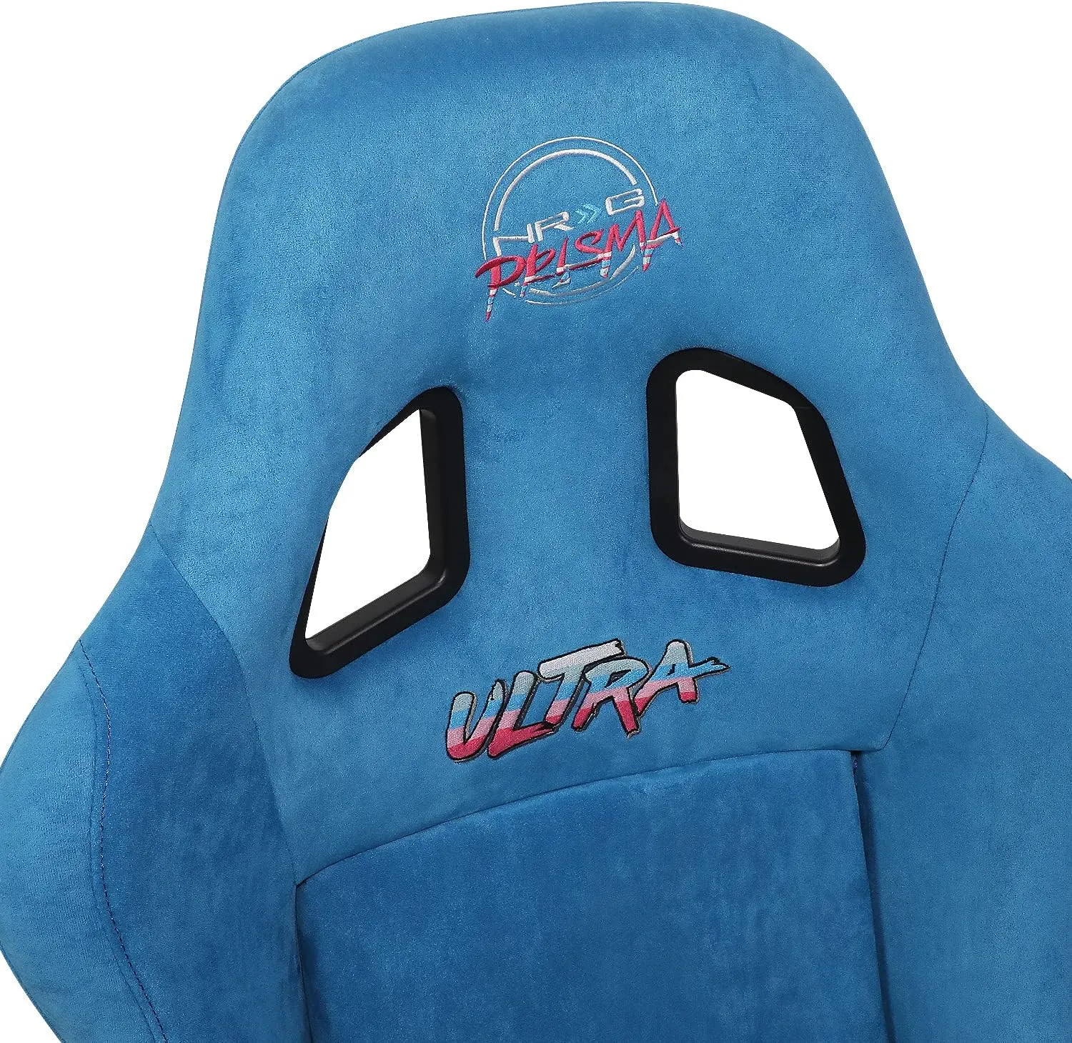 NRG Innovations NRG-FRP-303BL-ULTRA Universal Prisma Ultra Fixed Back Bucket Racing Seat for 6-Point Harnesses,Size M,Blue/Gold Glitter,22" W X 34" H X 21" D