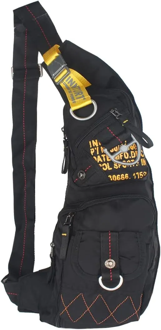Nylon Sling Chest Bag Daypack Bicycle Travel Gym Backpack