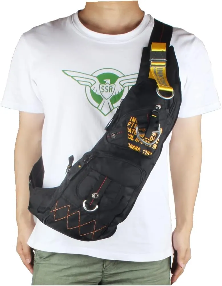 Nylon Sling Chest Bag Daypack Bicycle Travel Gym Backpack
