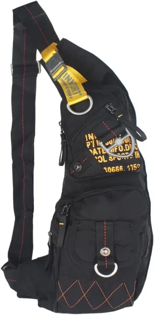 Nylon Sling Chest Bag Daypack Bicycle Travel Gym Backpack