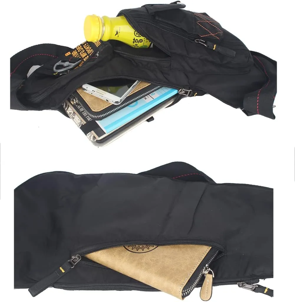Nylon Sling Chest Bag Daypack Bicycle Travel Gym Backpack