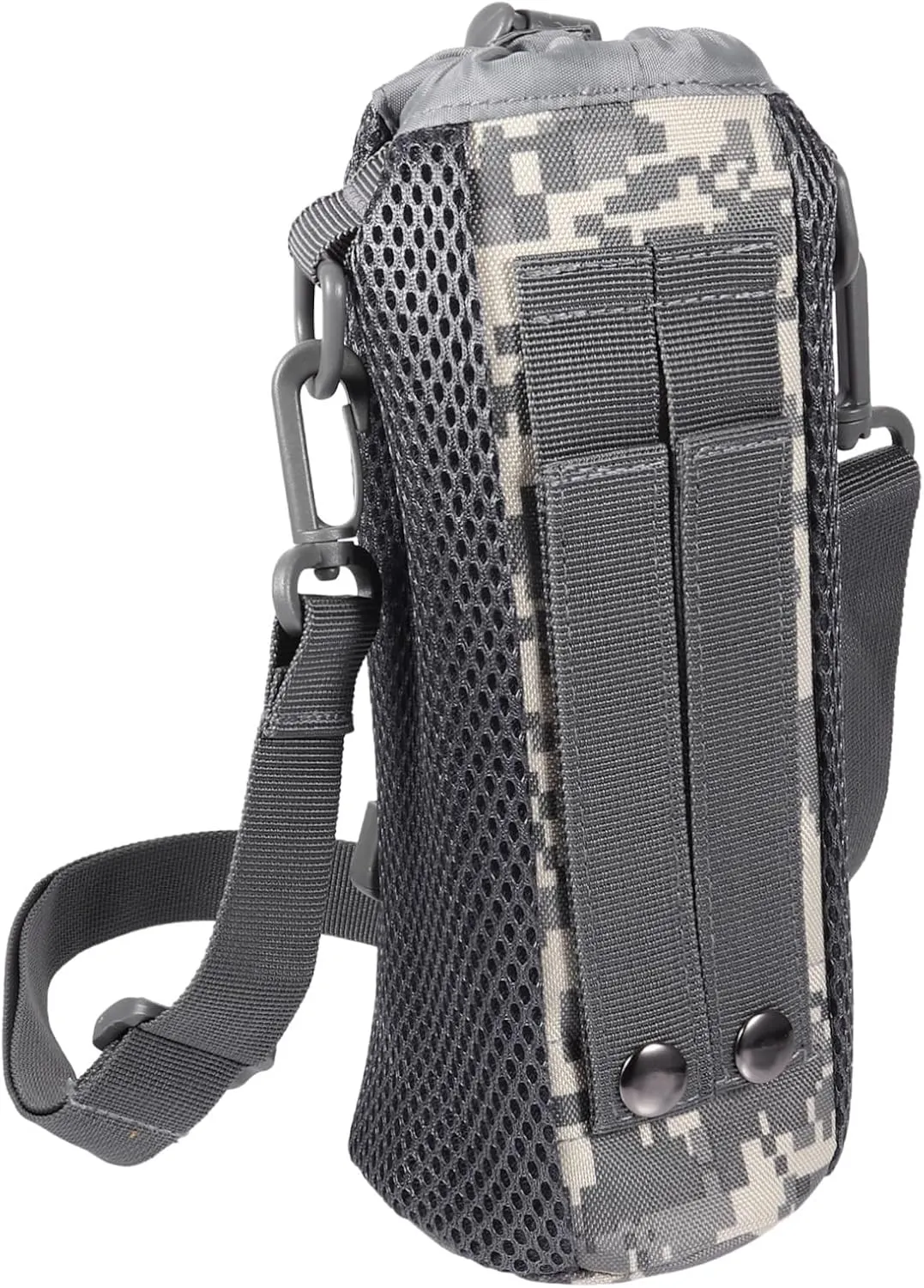Nylon Water Bottle Pouch Clip Portable Outdoor Bag for Hiking and Travel