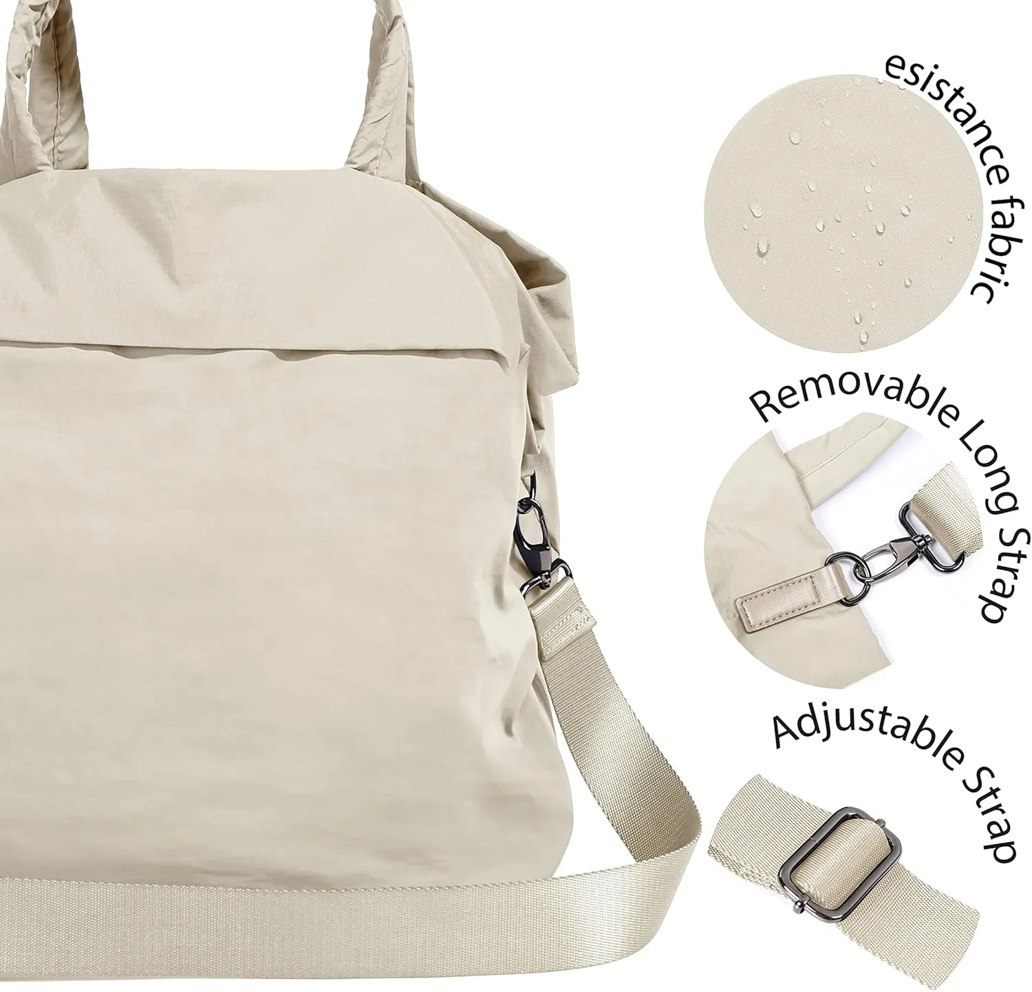 ODODOS 19L Multi Hobo Bags 2.0 with 2 Straps for Women, Totes Handbags, Crossbody Shoulder Bags