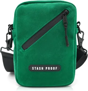 Odor Resistant Unisex Cross Body Sling Bag, Small Chest Bag Suede Daypack for Traveling, Outdoors, and Festivals