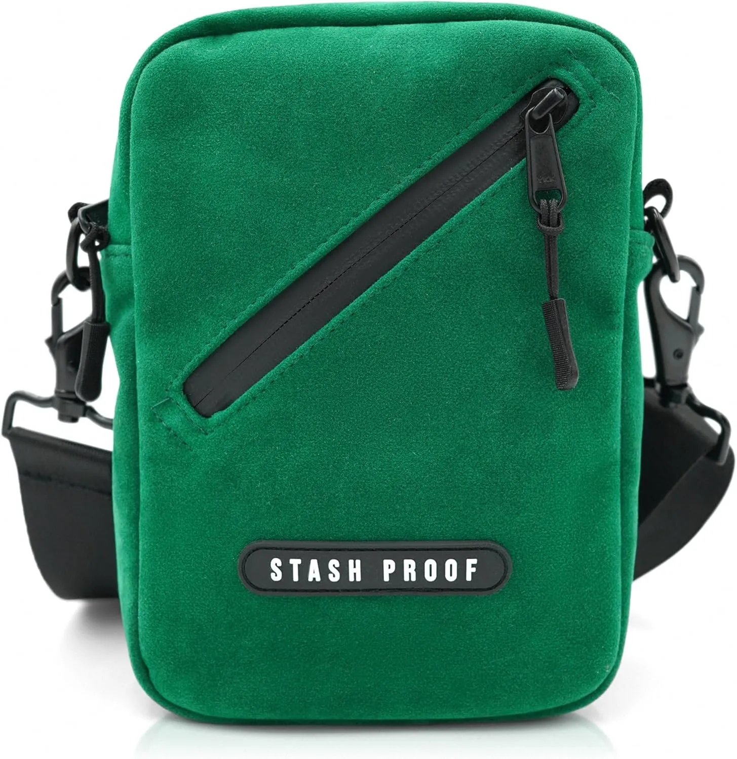 Odor Resistant Unisex Cross Body Sling Bag, Small Chest Bag Suede Daypack for Traveling, Outdoors, and Festivals