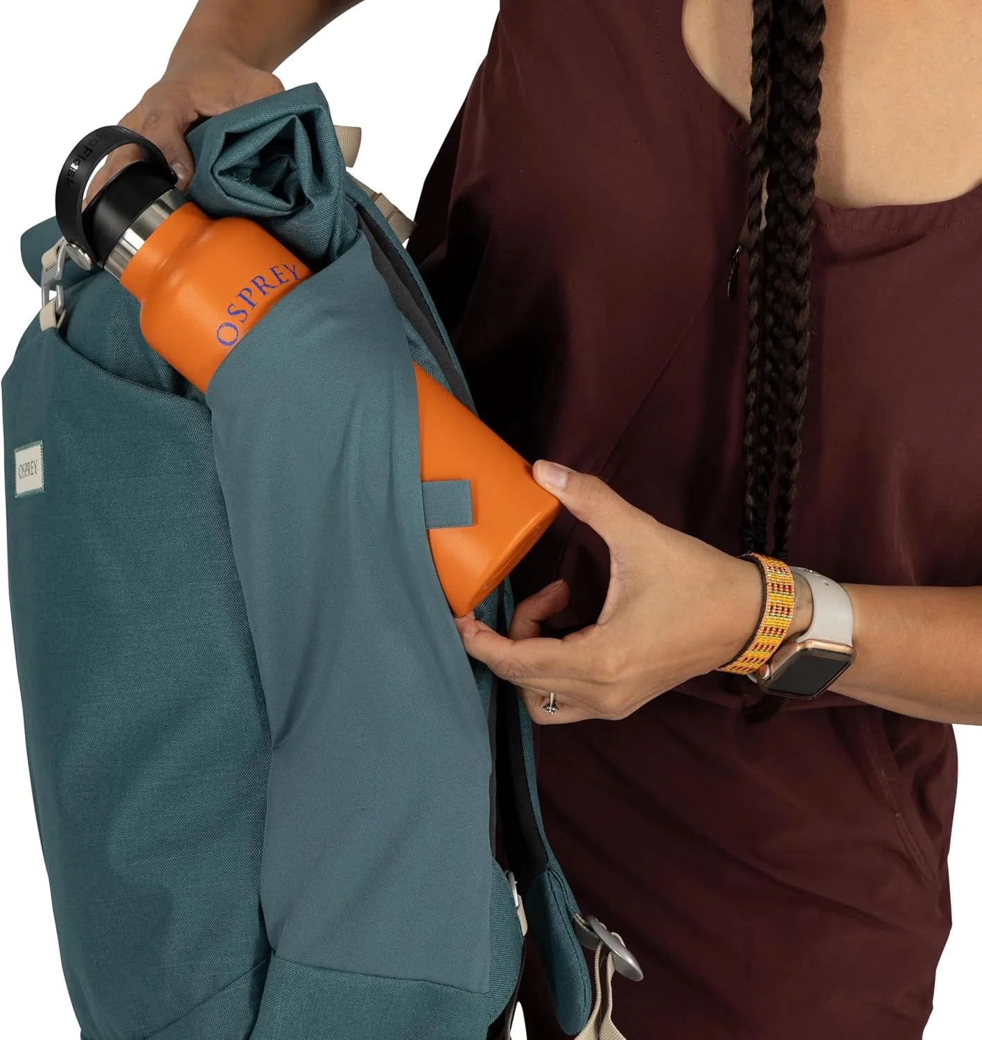 Osprey Arcane Roll Top Commuter Backpack, Botanica