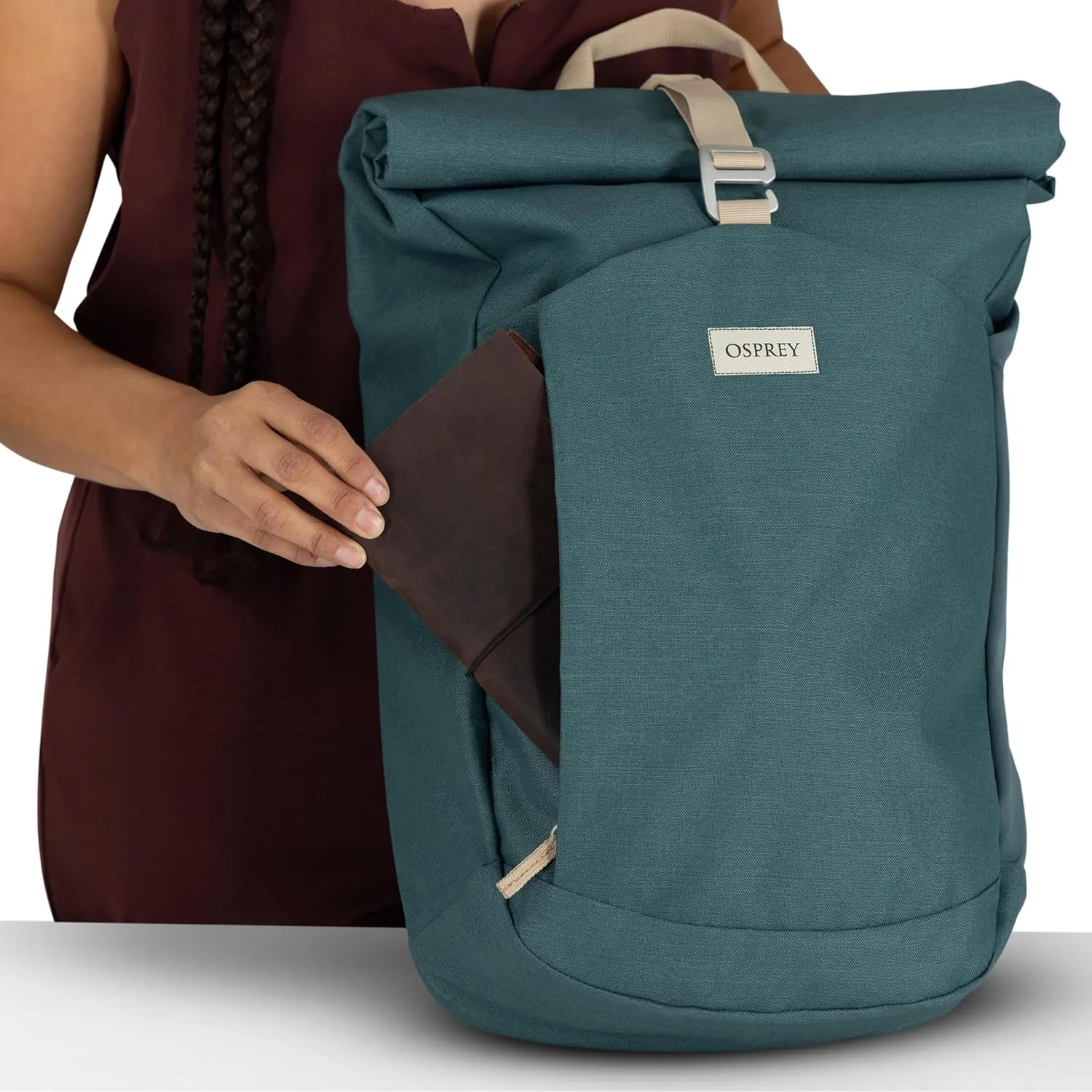 Osprey Arcane Roll Top Commuter Backpack, Botanica