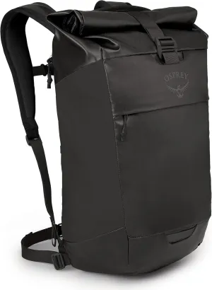 Osprey Transporter Roll Top Laptop Backpack, Black