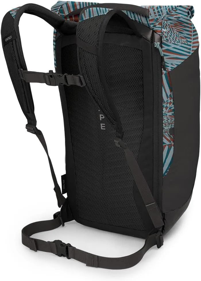 Osprey Transporter Roll Top Laptop Backpack, Palm Leaf Glitch Print