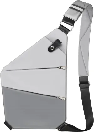 PAMANO Anti Theft Crossbody Bag, Sling Bag for Men and Woman Lightweight Chest Bag for Travel Sport Work Casual Hiking