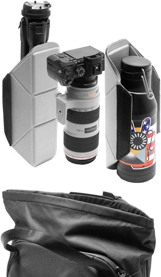 Peak Design Everday Totepack 20L Black, Urban Travel or Photo Carry (BEDTP-20-BK-2)