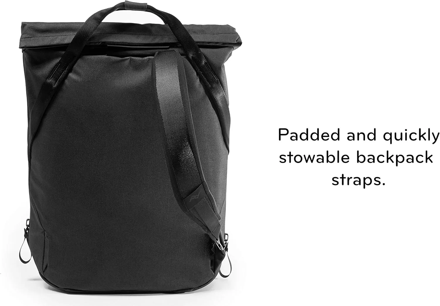 Peak Design Everday Totepack 20L Black, Urban Travel or Photo Carry (BEDTP-20-BK-2)
