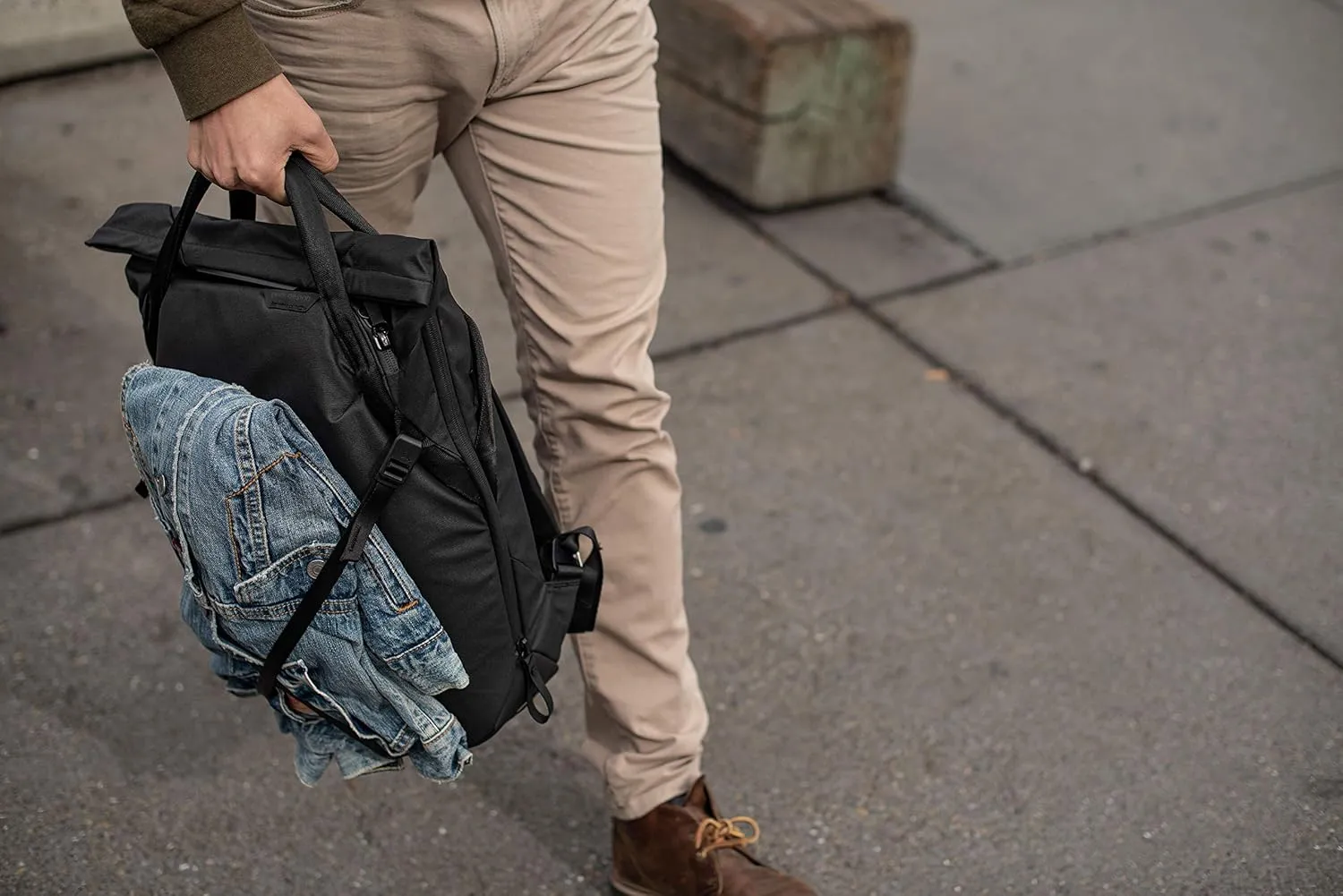 Peak Design Everday Totepack 20L Black, Urban Travel or Photo Carry (BEDTP-20-BK-2)