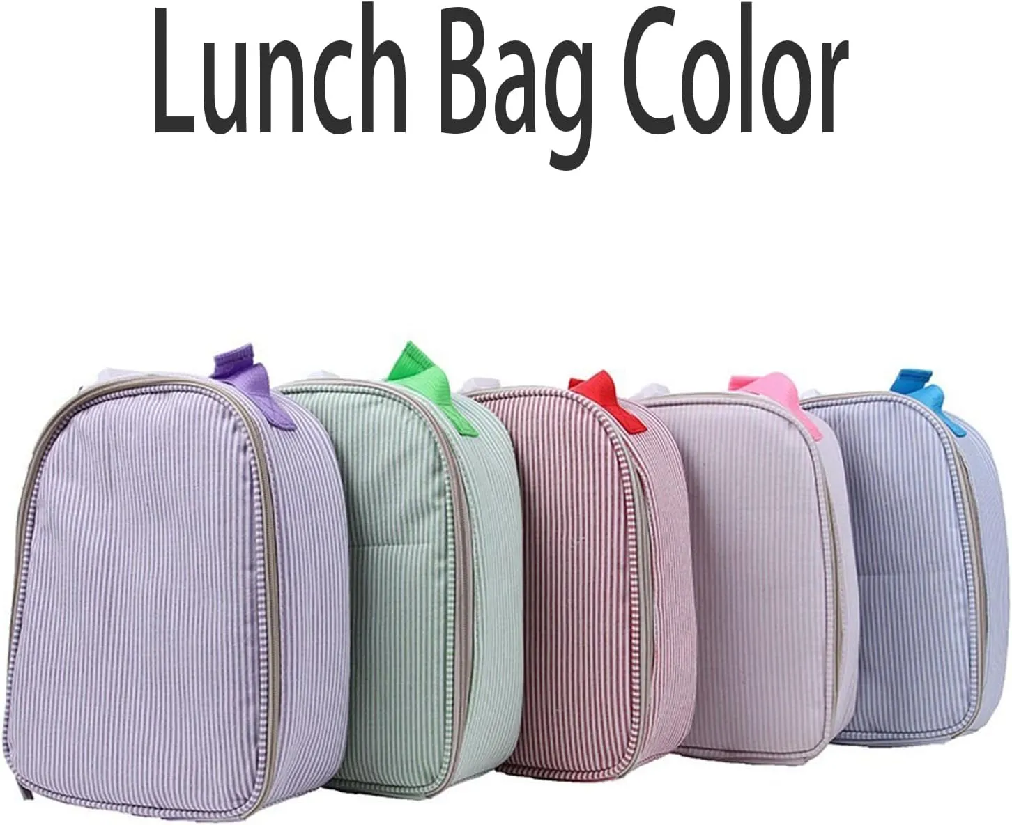 Personalized Baby Backpacks | Monogrammed Toddler Backpacks | Seersucker Backpack | Preschool Book Bag, Pink, Travel bag