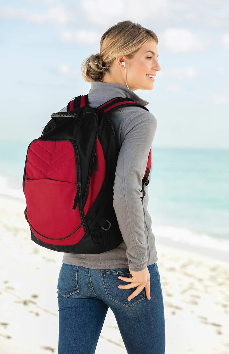 Personalized Custom Business Computer Backpack - Add Your Logo (17" Laptops) 5 or 10 Pack