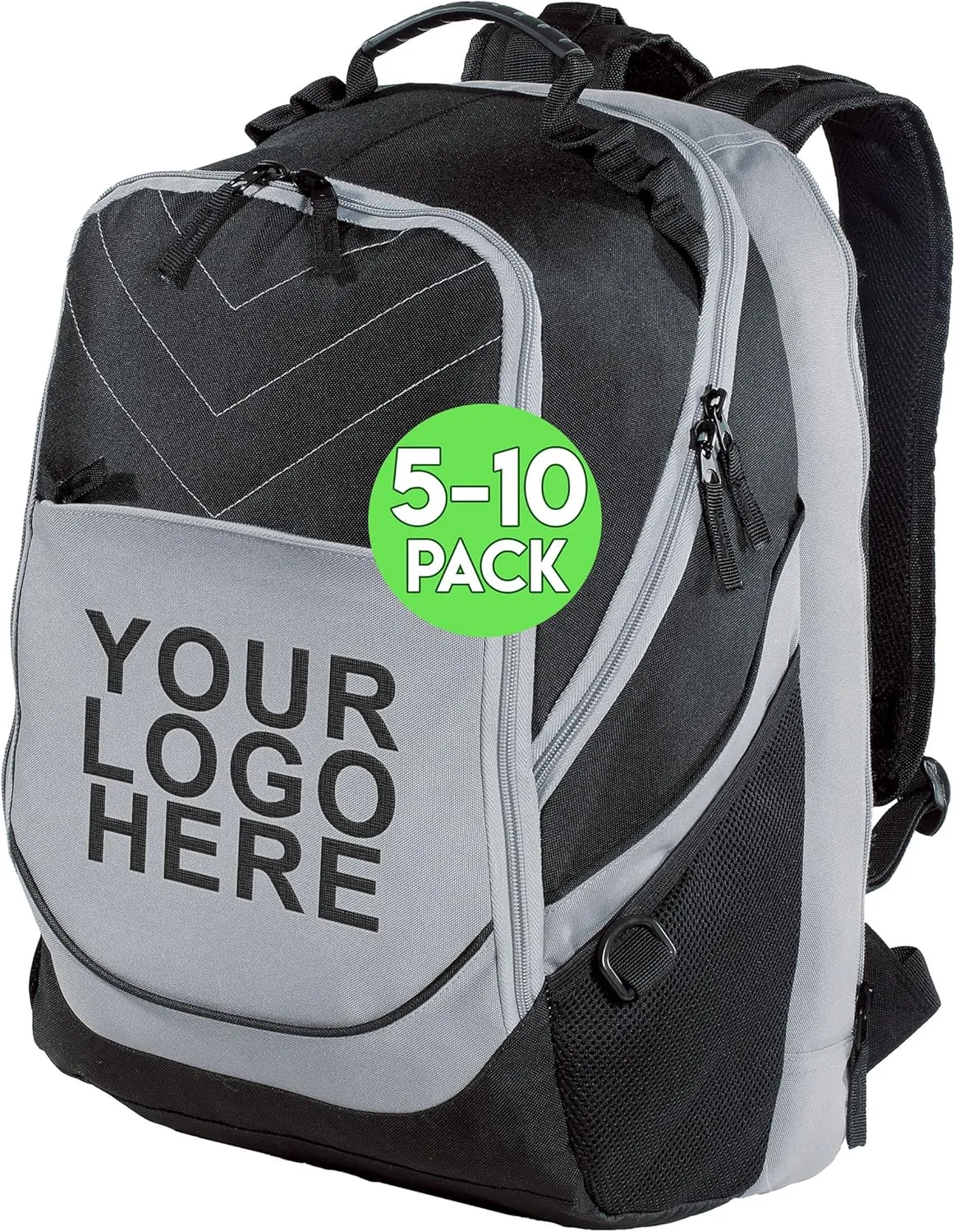Personalized Custom Business Computer Backpack - Add Your Logo (17" Laptops) 5 or 10 Pack