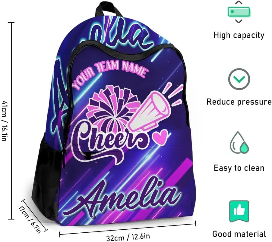 Personalized School Backpack for Boys Girls with Lunch Box Bag,Custom Toddler Backpack for Boys Girls