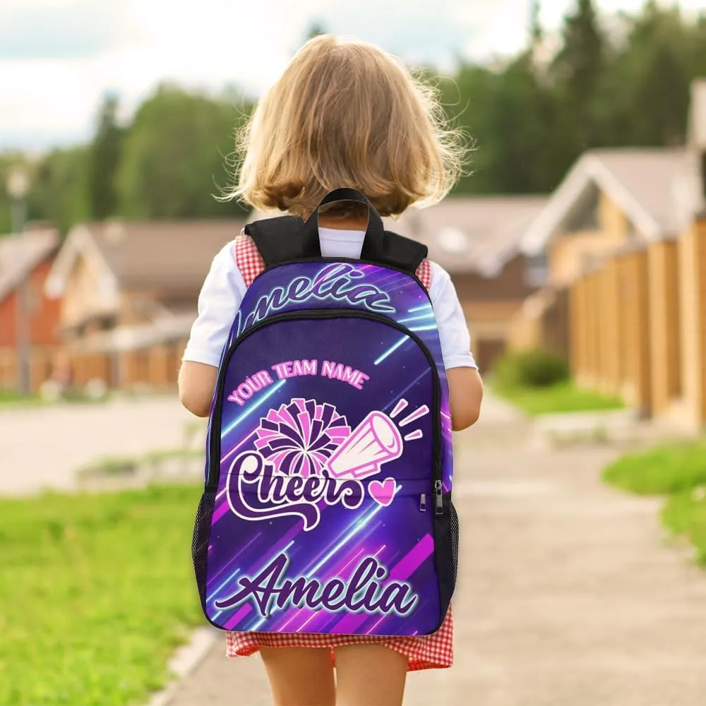 Personalized School Backpack for Boys Girls with Lunch Box Bag,Custom Toddler Backpack for Boys Girls