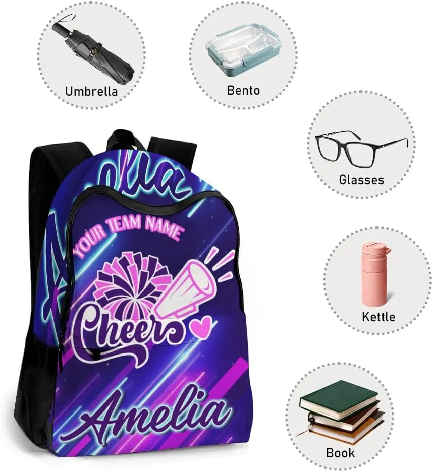 Personalized School Backpack for Boys Girls with Lunch Box Bag,Custom Toddler Backpack for Boys Girls
