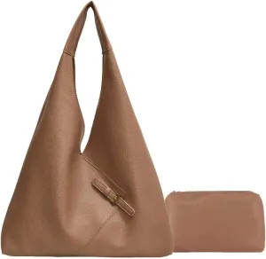 PILCAVE Hobo Bag for Women Faux Leather Large Tote Bag