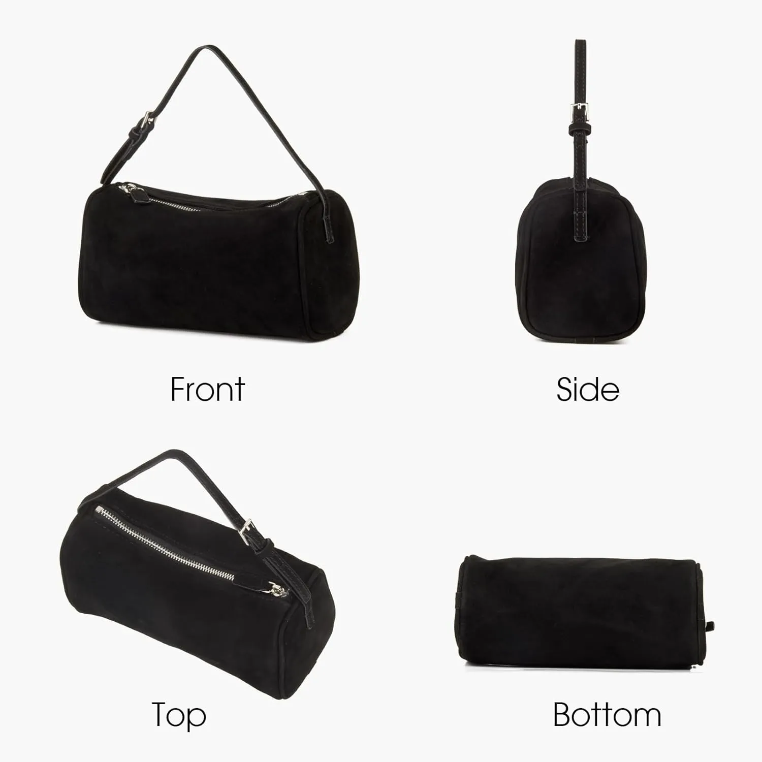 Premium Suede Leather Crossbody Purses for Women, Small Shoulder Bag with Adjustable Strap and Crossbody Hobo Bag