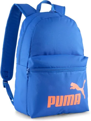 PUMA Classic Backpacks, Mountain Blue-Glowing Red, One Size