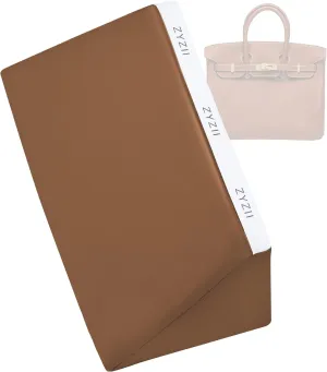 Purse Pillow for Birkin 20/25/30/35/40/45/50,Memory Foam Shaper Insert,Silky Bag Pillow for Luxury Handbag Tote（Gold,BK25 Retourne）