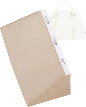 Purse Pillow for Bolide 1923mini/21/25/27/30/31/35/45,Memory Foam Shaper Insert,Silky Bag Pillow for Luxury Handbag Tote(Bolide 1923mini,Champagne)