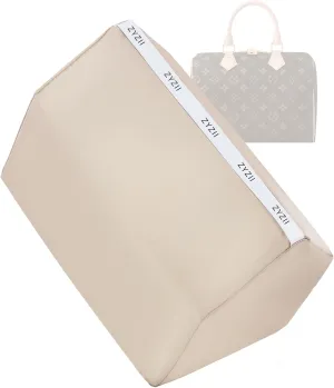 Purse Pillow for LV Speedy Nano16/20/25/30/35/45,Memory Foam Shaper Insert,Silky Bag Pillow for Luxury Handbag Tote(Speedy20,Champagne)
