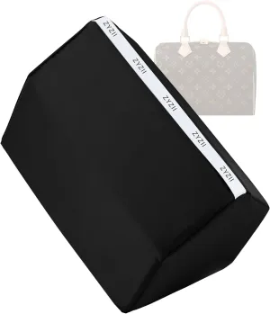 Purse Pillow for LV Speedy Nano16/20/25/30/35/45,Memory Foam Shaper Insert,Silky Bag Pillow for Luxury Handbag Tote(Speedy30,Black)