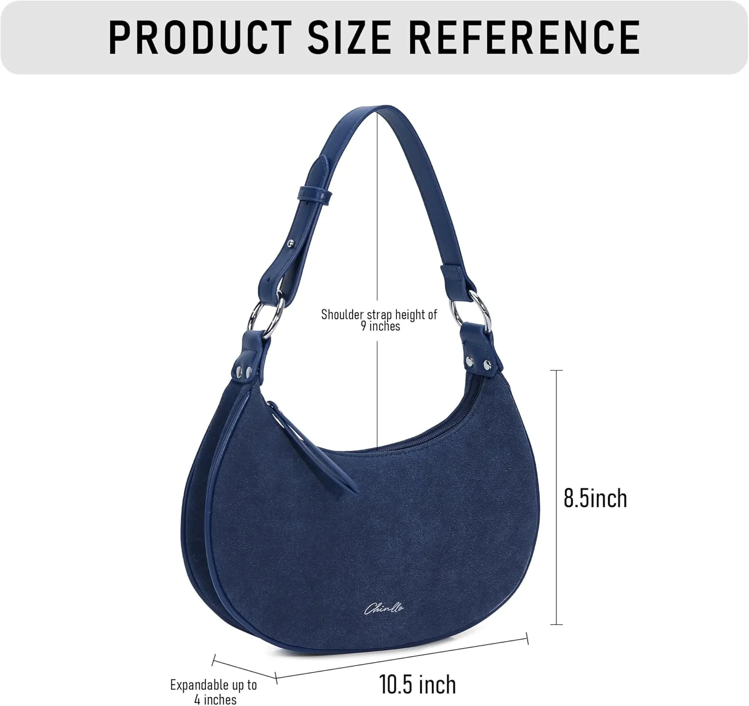 Purse Shoulder bag for women, Cute Mini Clutch Zipper Hobo Tote Handbags