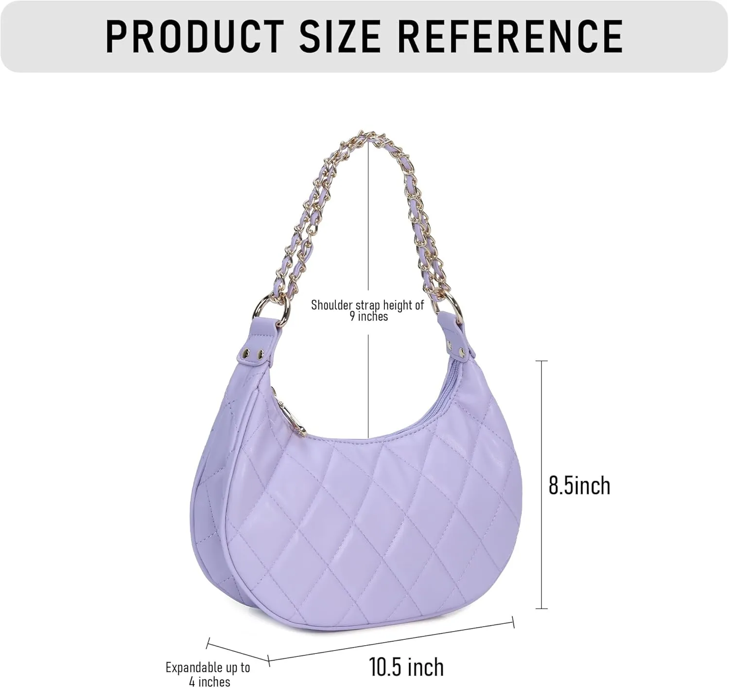 Purse Shoulder bag for women, Cute Mini Clutch Zipper Hobo Tote Handbags