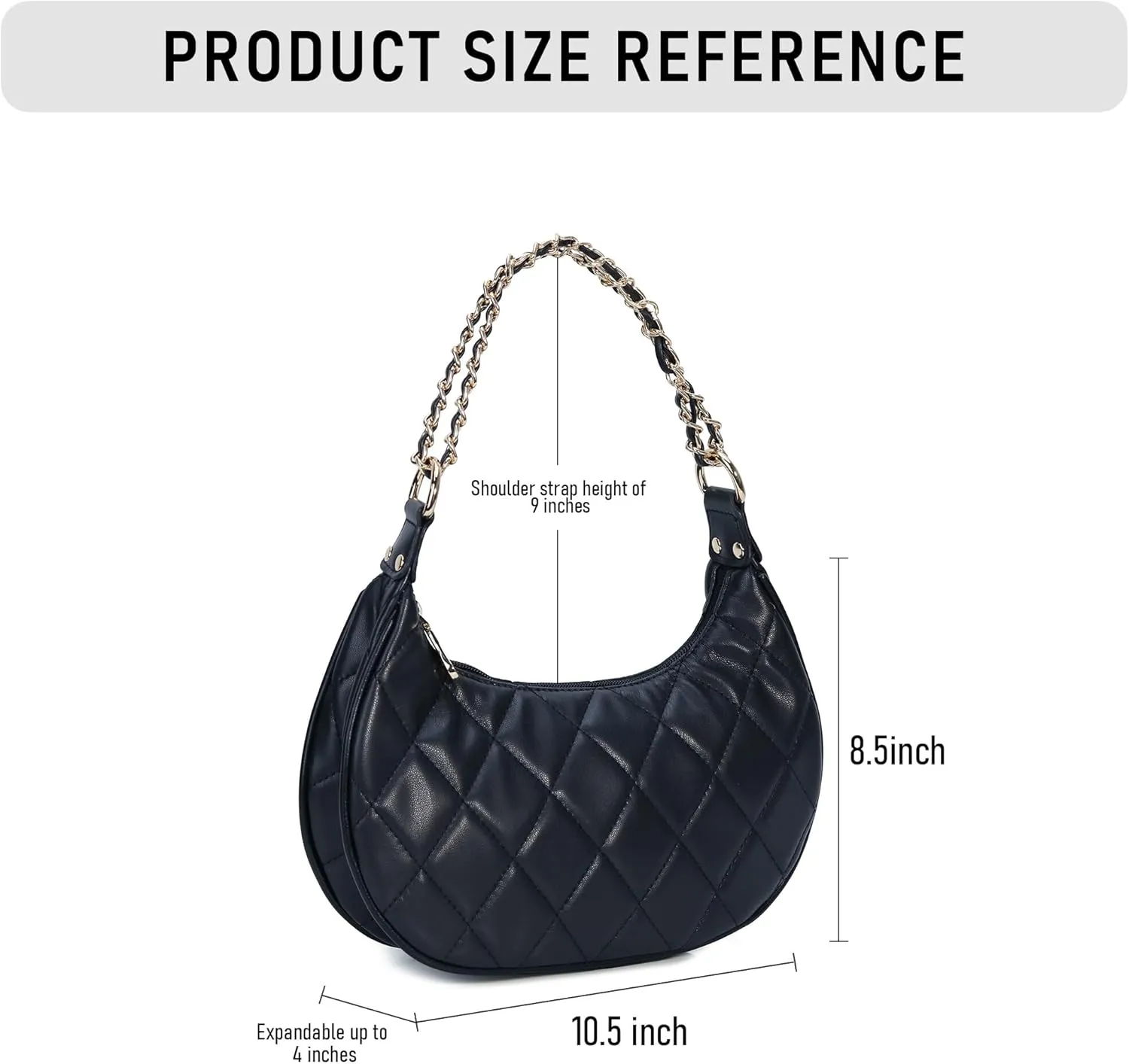 Purse Shoulder bag for women, Cute Mini Clutch Zipper Hobo Tote Handbags