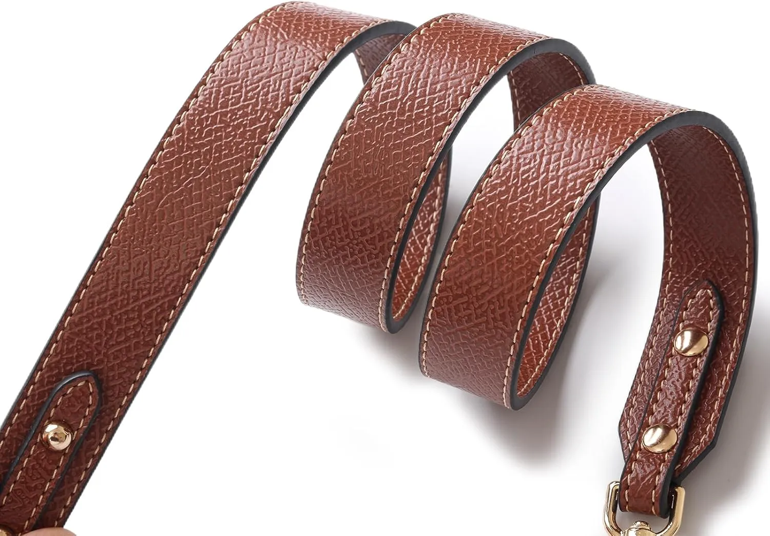 Purse Straps Replacement, Leather Handbag Crossbody Shoulder Strap Kit Adjustable for Small Tote Bag Women