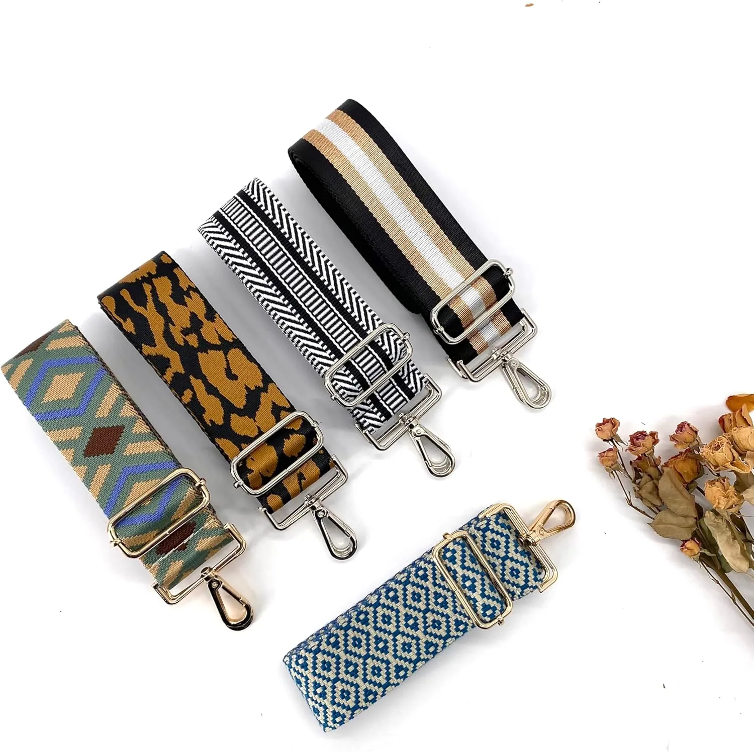 Purse Straps Replacement Wide Shoulder Strap for Bags Adjustable Bag Strap