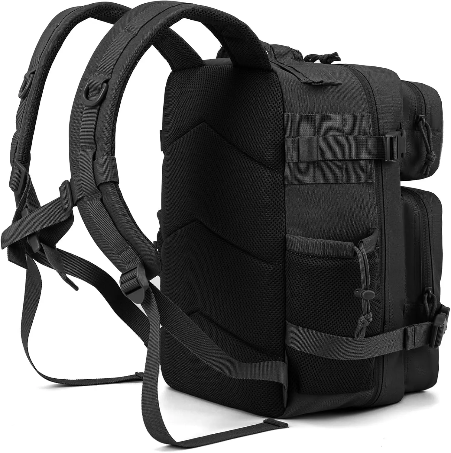 QT&QY 25L/35L/45L Military Tactical Backpack For Men Molle Daypack 3 Day Bug Out Bag Hiking Rucksack With Bottle Holder
